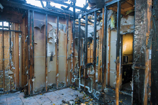 Professional Fire Damage Repair technician working in Canton Valley, CT